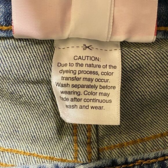 Isabel Maternity Shorts Womens Size 4 Blue Midi Jeans Denim - Picture 11 of 12